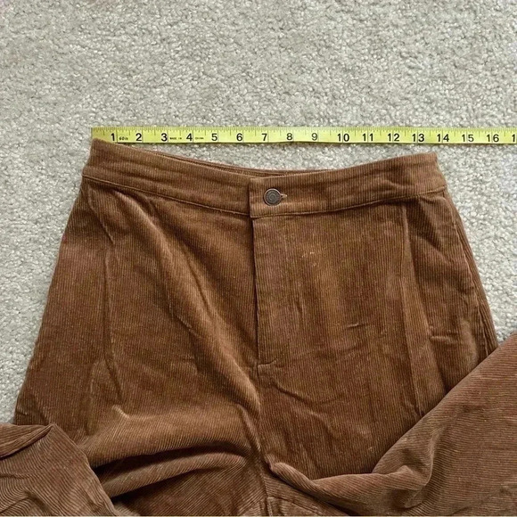Sadie & Sage Wide Leg Brown Corduroy Pants Women’s Size M Style# AA472093 - Picture 5 of 16